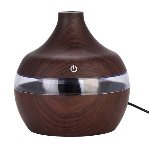 300ml Aroma Diffuser USB Air Humidifier Creative Water Type Wood Mini Mute Essential Oil Aromatherapy Machine for Home Office