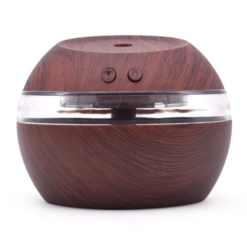 300ml Ultrasound Aroma Diffuser Creative Wood Mini Mute USB Air Humidifier Household Humidifier Bedroom Essential Oil Aromatherapy Machine for Home Office
