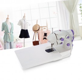Anself Mini Household Purple Electric Sewing Machi..