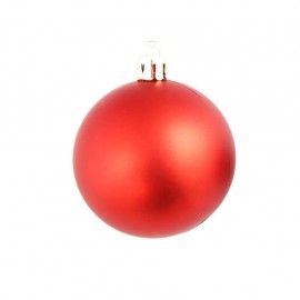 100 pcs. Christmas ball set 6 cm red