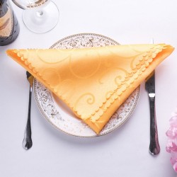 High-grade jacquard table napkin hotel western restaurant wedding European napkin placemat bar wipe cup handkerchief cloth