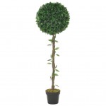 Artificial plant laurel tree with pot green 130 cm