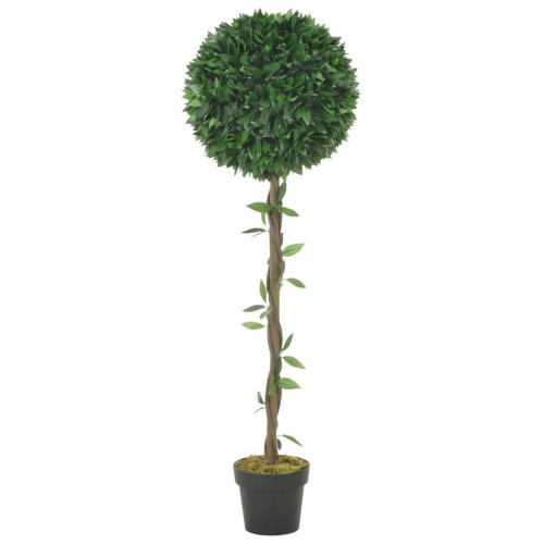 Artificial plant laurel tree with pot green 130 cm