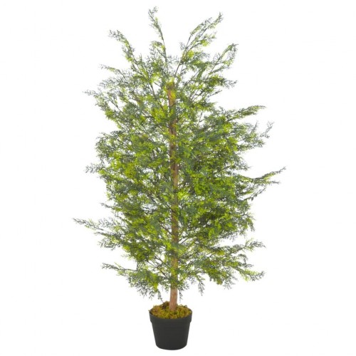 Artificial plant cypress with pot green 120 cm