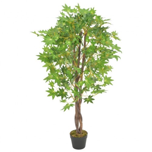 Artificial plant maple tree with pot green 120 cm