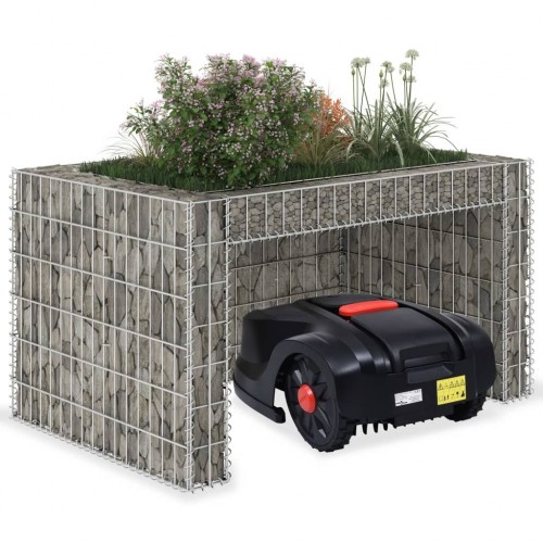 Cube raised bed with gabion steel wire 110x80x60 cm