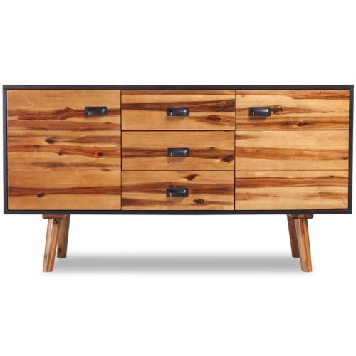 Acacia wood sideboard 115x35x70 cm