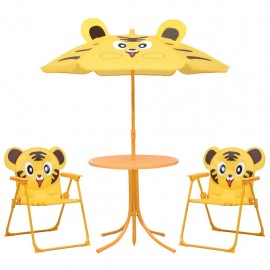 3 pcs kindergarten table and chairs with yellow um..