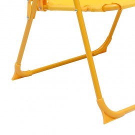 3 pcs kindergarten table and chairs with yellow umbrella