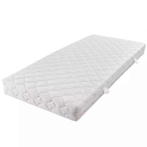 Mattress with washable cover 200 x 140 x 17 cm